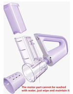 Multi-Functional Handheld Rotary Vegetable Slicer & Grater – 4-in-1 Manual Food Processor