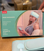 New Wearable Head Massager – Rubbing & Hot Compress Therapy Band
