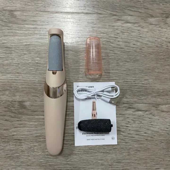 Rechargeable Flawless Pedi Foot Filer – Professional Electric Callus Remover & Dead Skin Peeler