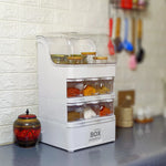 All-in-One Multi-Layer Kitchen Spice Organizer Box