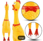 Screaming Rubber Chicken – Hilarious Squeeze Toy & Novelty Noise Maker for Pranks, Pets, and Parties
