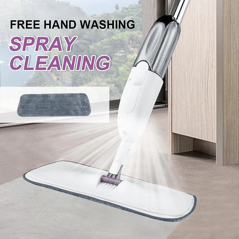 Spray Mop – 360° Rotating Floor Cleaner with Microfiber Pad