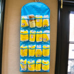 Hanging 16-Pocket Multi-Purpose Clear Organizer – Space-Saving Storage Solution