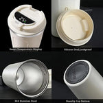 Smart Thermos Coffee Mug with LED Temperature Display