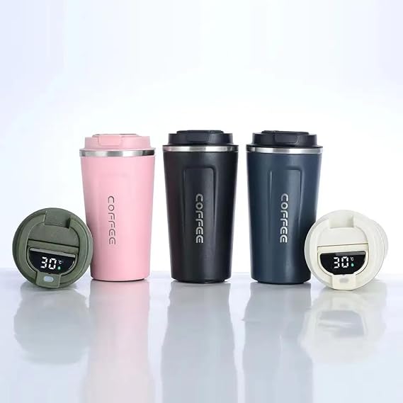 Smart Thermos Coffee Mug with LED Temperature Display