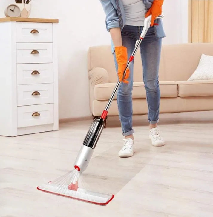 Spray Mop – 360° Rotating Floor Cleaner with Microfiber Pad