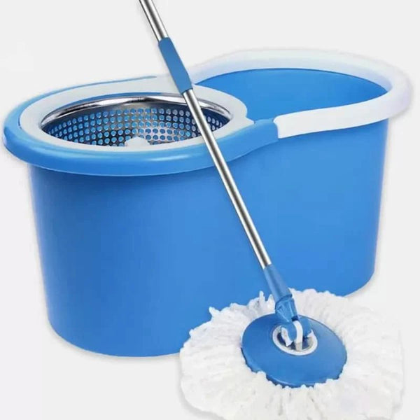 360° Spin Mop & Bucket System – Dual-Action Cleaning with Stainless Steel Wringer