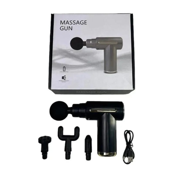 Portable Mini Muscle Massage Gun – Deep Tissue Percussion Body Massager for Pain Relief