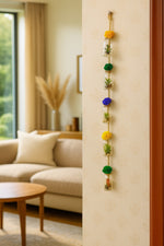 Crystal Stand Wall Hanging – Decorative Glass Vial Floral Display