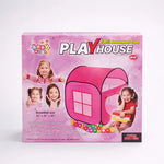Pop-Up Kids' Amusement Playhouse – Portable Indoor & Outdoor Play Tent with Mesh Windows