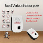 Ultrasonic Electronic Pest Repeller – 360° Smart Rat & Insect Rejector
