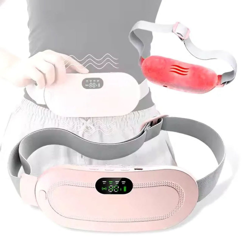 Portable Electric Menstrual Heating Pad – Period Cramp Relief & Waist Massage Belt