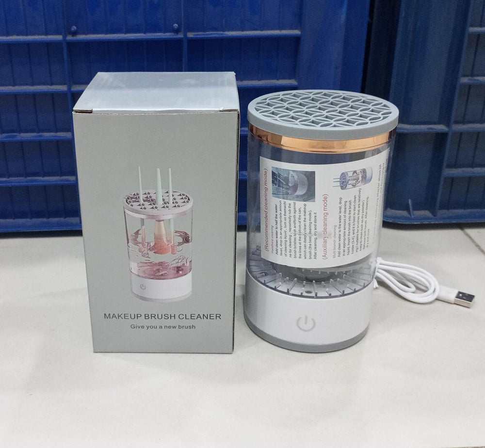 Automatic Electric Makeup Brush Cleaner – Smart 2-in-1 Cleaning Machine