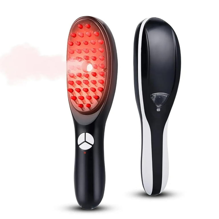 3-in-1 LED Light & Spray Massage Comb