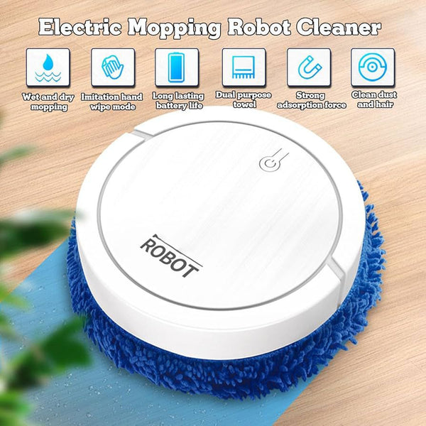 Smart Electric Mopping Robot – 360° Automatic Floor Cleaner