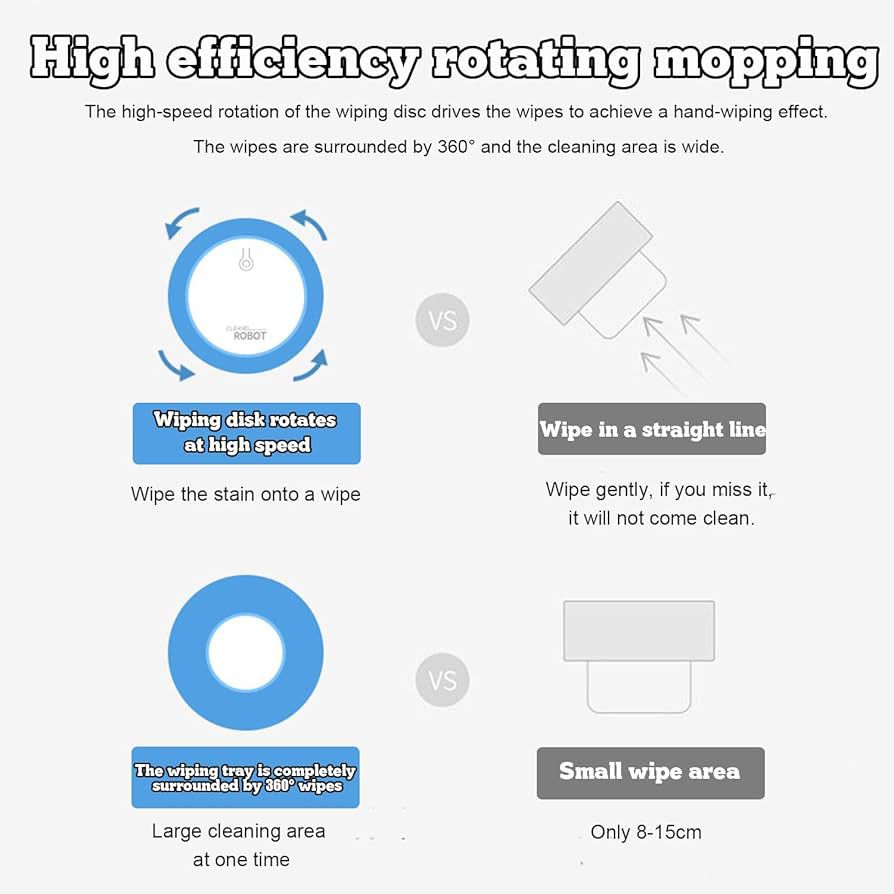 Smart Electric Mopping Robot – 360° Automatic Floor Cleaner