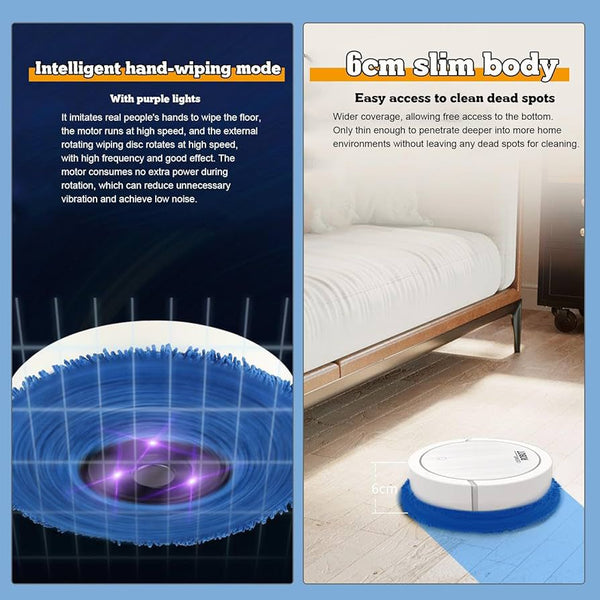 Smart Electric Mopping Robot – 360° Automatic Floor Cleaner