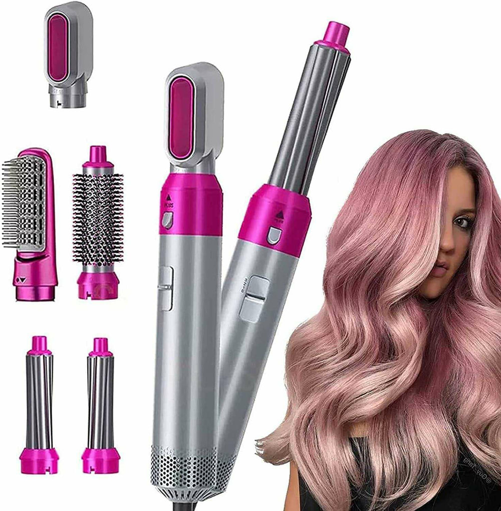 5-in-1 Professional Hot Air Styler – Complete Hair Styling Kit