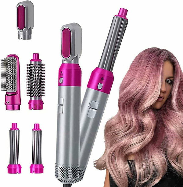 5-in-1 Professional Hot Air Styler – Complete Hair Styling Kit