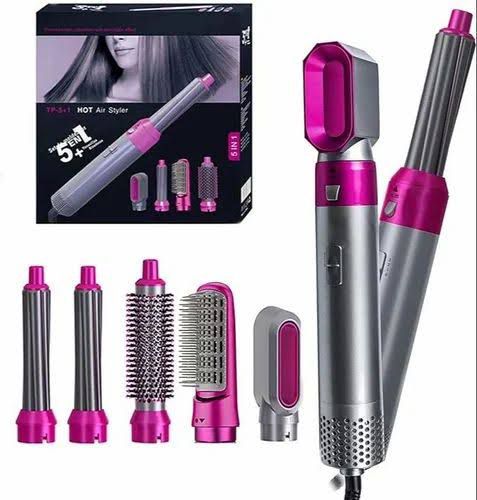 5-in-1 Professional Hot Air Styler – Complete Hair Styling Kit