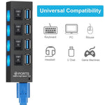 High-Speed Multi-Port USB Hub with Individual Switches