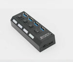High-Speed Multi-Port USB Hub with Individual Switches