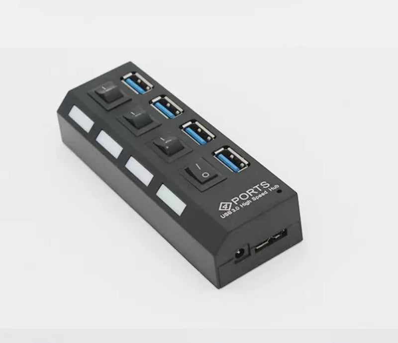 High-Speed Multi-Port USB Hub with Individual Switches
