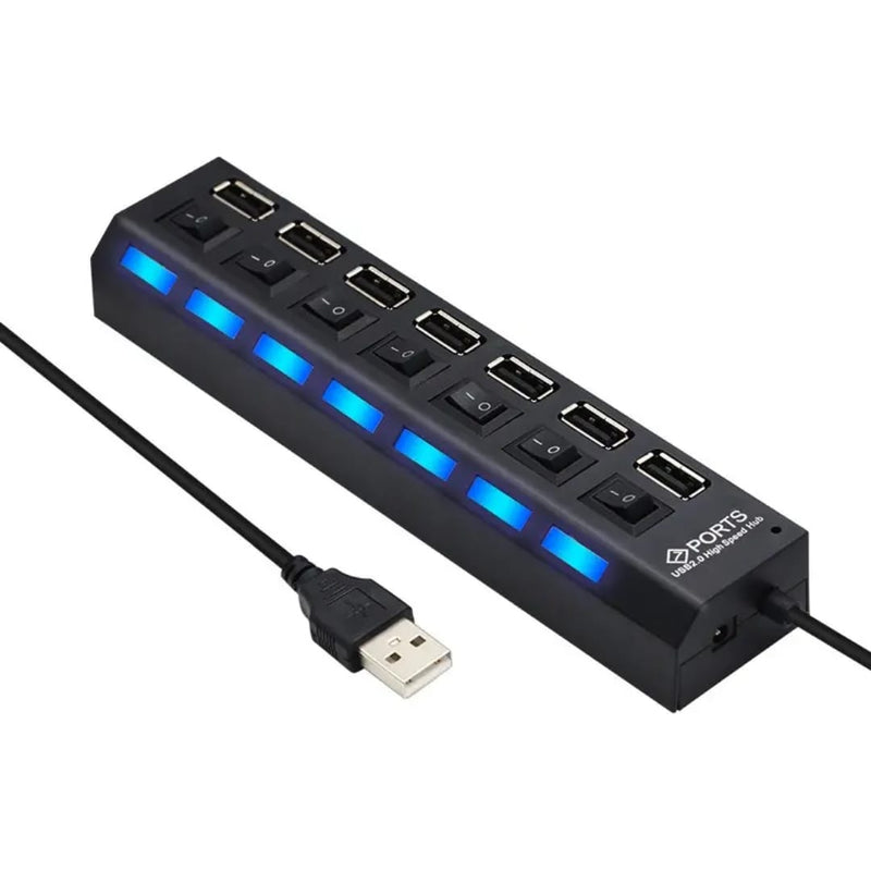 High-Speed Multi-Port USB Hub with Individual Switches