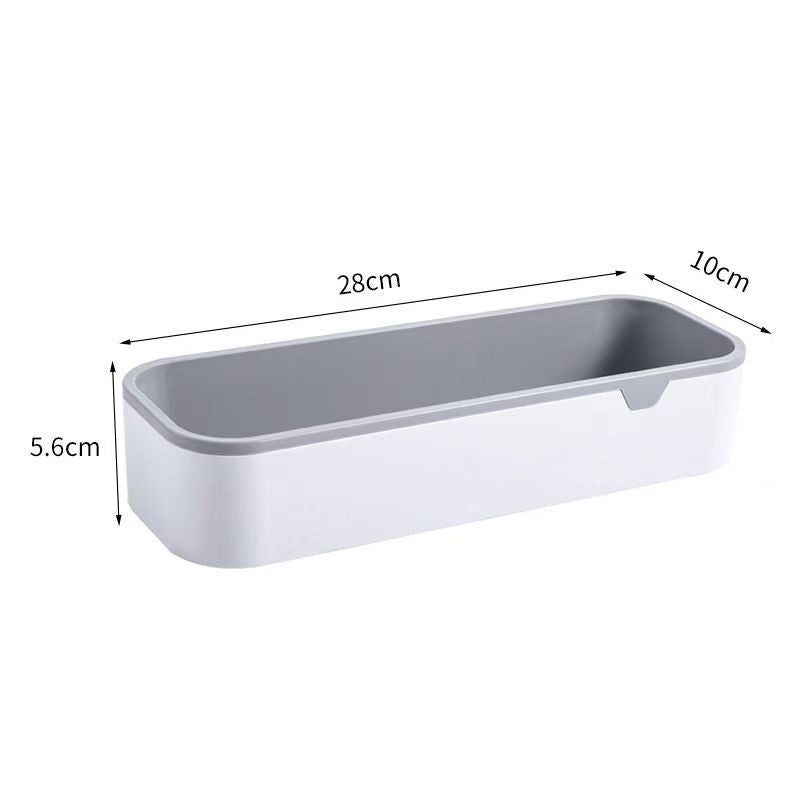 Wall-Mounted No-Drill Bathroom Organizer Tray