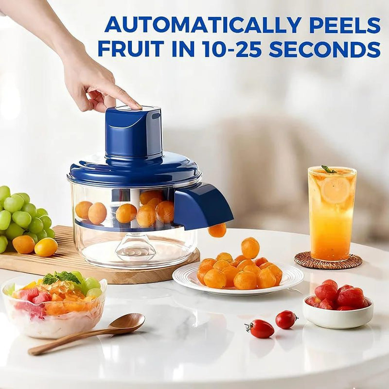 Electric Automatic Fruit Peeler – One-Touch Grape & Tomato Skin Remover
