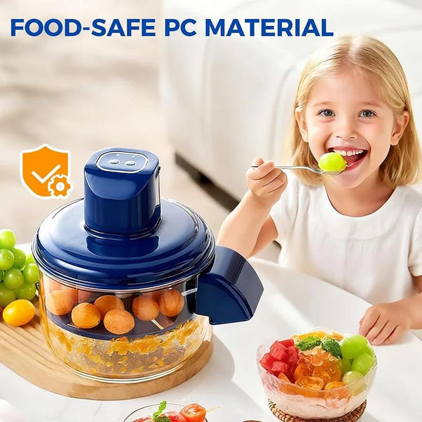 Electric Automatic Fruit Peeler – One-Touch Grape & Tomato Skin Remover