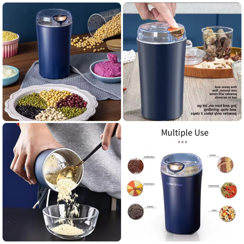 Portable Electric Spice Grinder – Multi-Purpose Stainless Steel Mill