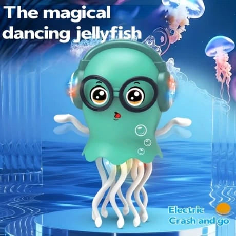 Dancing Octopus Toy with Music & Lights – 360° Rotating Tentacles