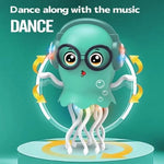 Dancing Octopus Toy with Music & Lights – 360° Rotating Tentacles