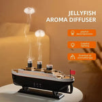 Titanic Motion Mist Humidifier – Ultrasonic Aroma Diffuser with Jellyfish Smoke Rings