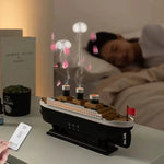 Titanic Motion Mist Humidifier – Ultrasonic Aroma Diffuser with Jellyfish Smoke Rings