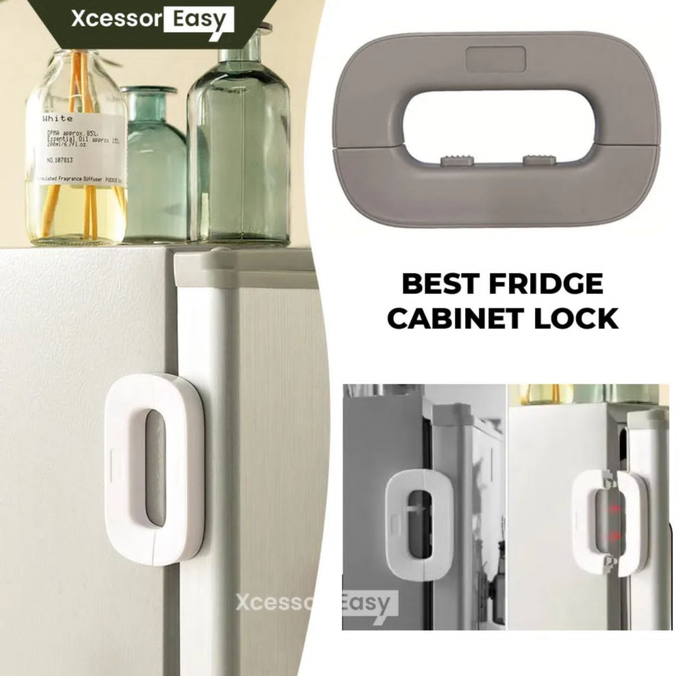 Easy Fridge & Cabinet Lock – Child Safety Security Latch