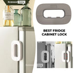 Easy Fridge & Cabinet Lock – Child Safety Security Latch