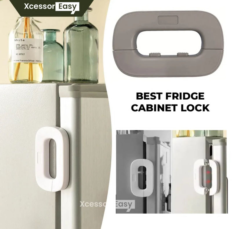 Easy Fridge & Cabinet Lock – Child Safety Security Latch