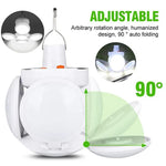 Foldable LED Camping Light Bulb – 90° Adjustable Hanging Emergency Lamp for Outdoor