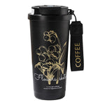 Flowers Sketch Insulated Thermal Tumbler – 3-in-1 Coffee Travel Mug