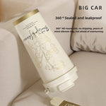 Flowers Sketch Insulated Thermal Tumbler – 3-in-1 Coffee Travel Mug