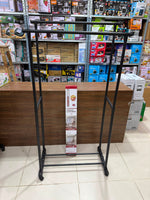 Double Rail Rolling Garment Rack – Heavy-Duty Free-Standing Clothes Drying Stand