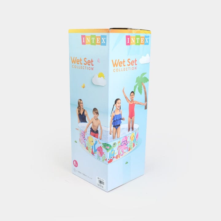 Free Kids Swimming Pool – Hard Plastic Sidewall Kiddie Splashing Pool