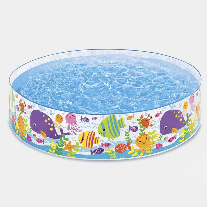 Free Kids Swimming Pool – Hard Plastic Sidewall Kiddie Splashing Pool