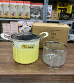 Multi-Function Deep Fryer Pot with Stainless Steel Mesh Strainer Basket
