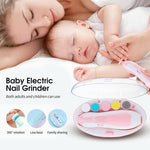 Baby Electric Nail Grinder Kit – Safe Infant Nail Trimmer with Whisper-Quiet Low Bass