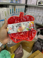 7-in-1 Apple Shaped Bowls Set – Elegant Plastic Serving Nesting Bowl Kit for Fruits