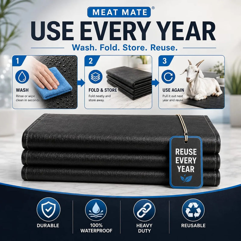 Meat Mat Sheet – Waterproof & Leakproof Heavy-Duty Floor Protector for Qurbani