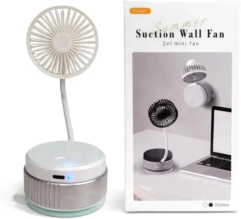 Rechargeable Portable Personal Fan with 360° Flexible Adjustable